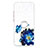 Coque Silicone Motif Fantaisie Souple Couleur Unie Etui Housse avec Support Bague Anneau Y01X pour Xiaomi Redmi 9A Bleu
