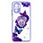 Coque Silicone Motif Fantaisie Souple Couleur Unie Etui Housse avec Support Bague Anneau Y01X pour Xiaomi Redmi Note 10 4G Petit