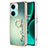 Coque Silicone Motif Fantaisie Souple Couleur Unie Etui Housse avec Support Bague Anneau Y02B pour OnePlus Nord CE 3 5G Vert