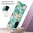 Coque Silicone Motif Fantaisie Souple Couleur Unie Etui Housse avec Support Bague Anneau Y02B pour OnePlus Nord N200 5G Petit