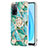 Coque Silicone Motif Fantaisie Souple Couleur Unie Etui Housse avec Support Bague Anneau Y02B pour Oppo A53s 5G Petit