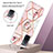 Coque Silicone Motif Fantaisie Souple Couleur Unie Etui Housse avec Support Bague Anneau Y02B pour Oppo A53s 5G Petit