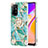 Coque Silicone Motif Fantaisie Souple Couleur Unie Etui Housse avec Support Bague Anneau Y02B pour Oppo A94 5G Petit