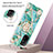 Coque Silicone Motif Fantaisie Souple Couleur Unie Etui Housse avec Support Bague Anneau Y02B pour Oppo A94 5G Petit