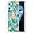 Coque Silicone Motif Fantaisie Souple Couleur Unie Etui Housse avec Support Bague Anneau Y02B pour Oppo A96 4G Petit