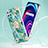 Coque Silicone Motif Fantaisie Souple Couleur Unie Etui Housse avec Support Bague Anneau Y02B pour Realme C25Y India Petit