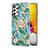 Coque Silicone Motif Fantaisie Souple Couleur Unie Etui Housse avec Support Bague Anneau Y02B pour Samsung Galaxy A72 4G Petit