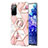 Coque Silicone Motif Fantaisie Souple Couleur Unie Etui Housse avec Support Bague Anneau Y02B pour Samsung Galaxy S20 FE (2022) 5G Petit