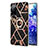 Coque Silicone Motif Fantaisie Souple Couleur Unie Etui Housse avec Support Bague Anneau Y02B pour Samsung Galaxy S20 FE 4G Petit
