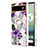 Coque Silicone Motif Fantaisie Souple Couleur Unie Etui Housse avec Support Bague Anneau Y03B pour Google Pixel 6a 5G Violet