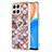 Coque Silicone Motif Fantaisie Souple Couleur Unie Etui Housse avec Support Bague Anneau Y03B pour Huawei Honor X8 4G Petit