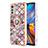 Coque Silicone Motif Fantaisie Souple Couleur Unie Etui Housse avec Support Bague Anneau Y03B pour Motorola Moto E32 Petit