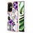 Coque Silicone Motif Fantaisie Souple Couleur Unie Etui Housse avec Support Bague Anneau Y03B pour OnePlus Nord CE 3 5G Petit