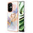 Coque Silicone Motif Fantaisie Souple Couleur Unie Etui Housse avec Support Bague Anneau Y03B pour OnePlus Nord CE 3 5G Petit