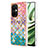 Coque Silicone Motif Fantaisie Souple Couleur Unie Etui Housse avec Support Bague Anneau Y03B pour OnePlus Nord CE 3 5G Petit