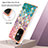 Coque Silicone Motif Fantaisie Souple Couleur Unie Etui Housse avec Support Bague Anneau Y03B pour OnePlus Nord CE 3 5G Petit