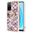 Coque Silicone Motif Fantaisie Souple Couleur Unie Etui Housse avec Support Bague Anneau Y03B pour Oppo A53s 5G Petit