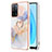 Coque Silicone Motif Fantaisie Souple Couleur Unie Etui Housse avec Support Bague Anneau Y03B pour Oppo A53s 5G Petit