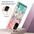 Coque Silicone Motif Fantaisie Souple Couleur Unie Etui Housse avec Support Bague Anneau Y03B pour Oppo A94 5G Petit