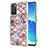 Coque Silicone Motif Fantaisie Souple Couleur Unie Etui Housse avec Support Bague Anneau Y03B pour Oppo Reno6 5G Petit