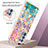 Coque Silicone Motif Fantaisie Souple Couleur Unie Etui Housse avec Support Bague Anneau Y03B pour Oppo Reno6 Pro 5G Petit