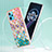 Coque Silicone Motif Fantaisie Souple Couleur Unie Etui Housse avec Support Bague Anneau Y03B pour Realme 9 4G Petit