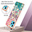 Coque Silicone Motif Fantaisie Souple Couleur Unie Etui Housse avec Support Bague Anneau Y03B pour Realme 9 Pro 5G Petit