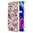 Coque Silicone Motif Fantaisie Souple Couleur Unie Etui Housse avec Support Bague Anneau Y03B pour Realme C25Y India Petit