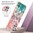 Coque Silicone Motif Fantaisie Souple Couleur Unie Etui Housse avec Support Bague Anneau Y03B pour Realme C25Y India Petit