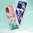 Coque Silicone Motif Fantaisie Souple Couleur Unie Etui Housse avec Support Bague Anneau Y03B pour Realme Narzo 50 4G Petit