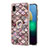 Coque Silicone Motif Fantaisie Souple Couleur Unie Etui Housse avec Support Bague Anneau Y03B pour Samsung Galaxy A02 Petit