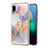 Coque Silicone Motif Fantaisie Souple Couleur Unie Etui Housse avec Support Bague Anneau Y03B pour Samsung Galaxy A02 Petit