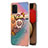 Coque Silicone Motif Fantaisie Souple Couleur Unie Etui Housse avec Support Bague Anneau Y03B pour Samsung Galaxy A02s Petit