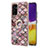 Coque Silicone Motif Fantaisie Souple Couleur Unie Etui Housse avec Support Bague Anneau Y03B pour Samsung Galaxy A05s Petit