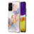 Coque Silicone Motif Fantaisie Souple Couleur Unie Etui Housse avec Support Bague Anneau Y03B pour Samsung Galaxy A05s Petit