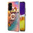 Coque Silicone Motif Fantaisie Souple Couleur Unie Etui Housse avec Support Bague Anneau Y03B pour Samsung Galaxy A05s Petit