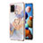 Coque Silicone Motif Fantaisie Souple Couleur Unie Etui Housse avec Support Bague Anneau Y03B pour Samsung Galaxy A21s Petit