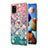 Coque Silicone Motif Fantaisie Souple Couleur Unie Etui Housse avec Support Bague Anneau Y03B pour Samsung Galaxy A21s Petit