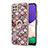 Coque Silicone Motif Fantaisie Souple Couleur Unie Etui Housse avec Support Bague Anneau Y03B pour Samsung Galaxy A22 5G Petit