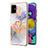 Coque Silicone Motif Fantaisie Souple Couleur Unie Etui Housse avec Support Bague Anneau Y03B pour Samsung Galaxy A51 4G Petit