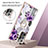 Coque Silicone Motif Fantaisie Souple Couleur Unie Etui Housse avec Support Bague Anneau Y03B pour Samsung Galaxy Note 20 Ultra 5G Petit