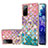 Coque Silicone Motif Fantaisie Souple Couleur Unie Etui Housse avec Support Bague Anneau Y03B pour Samsung Galaxy S20 FE 4G Colorful