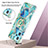 Coque Silicone Motif Fantaisie Souple Couleur Unie Etui Housse avec Support Bague Anneau Y04B pour Realme 9 Pro 5G Petit