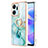 Coque Silicone Motif Fantaisie Souple Couleur Unie Etui Housse avec Support Bague Anneau Y05B pour Huawei Honor X7a Petit