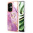 Coque Silicone Motif Fantaisie Souple Couleur Unie Etui Housse avec Support Bague Anneau Y05B pour OnePlus Nord CE 3 Lite 5G Petit