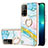 Coque Silicone Motif Fantaisie Souple Couleur Unie Etui Housse avec Support Bague Anneau Y05B pour Oppo A95 5G Petit