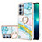 Coque Silicone Motif Fantaisie Souple Couleur Unie Etui Housse avec Support Bague Anneau Y05B pour Oppo Reno6 Pro 5G Petit