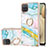 Coque Silicone Motif Fantaisie Souple Couleur Unie Etui Housse avec Support Bague Anneau Y05B pour Samsung Galaxy A12 Colorful