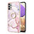 Coque Silicone Motif Fantaisie Souple Couleur Unie Etui Housse avec Support Bague Anneau Y05B pour Samsung Galaxy A13 4G Petit