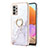 Coque Silicone Motif Fantaisie Souple Couleur Unie Etui Housse avec Support Bague Anneau Y05B pour Samsung Galaxy A32 4G Petit